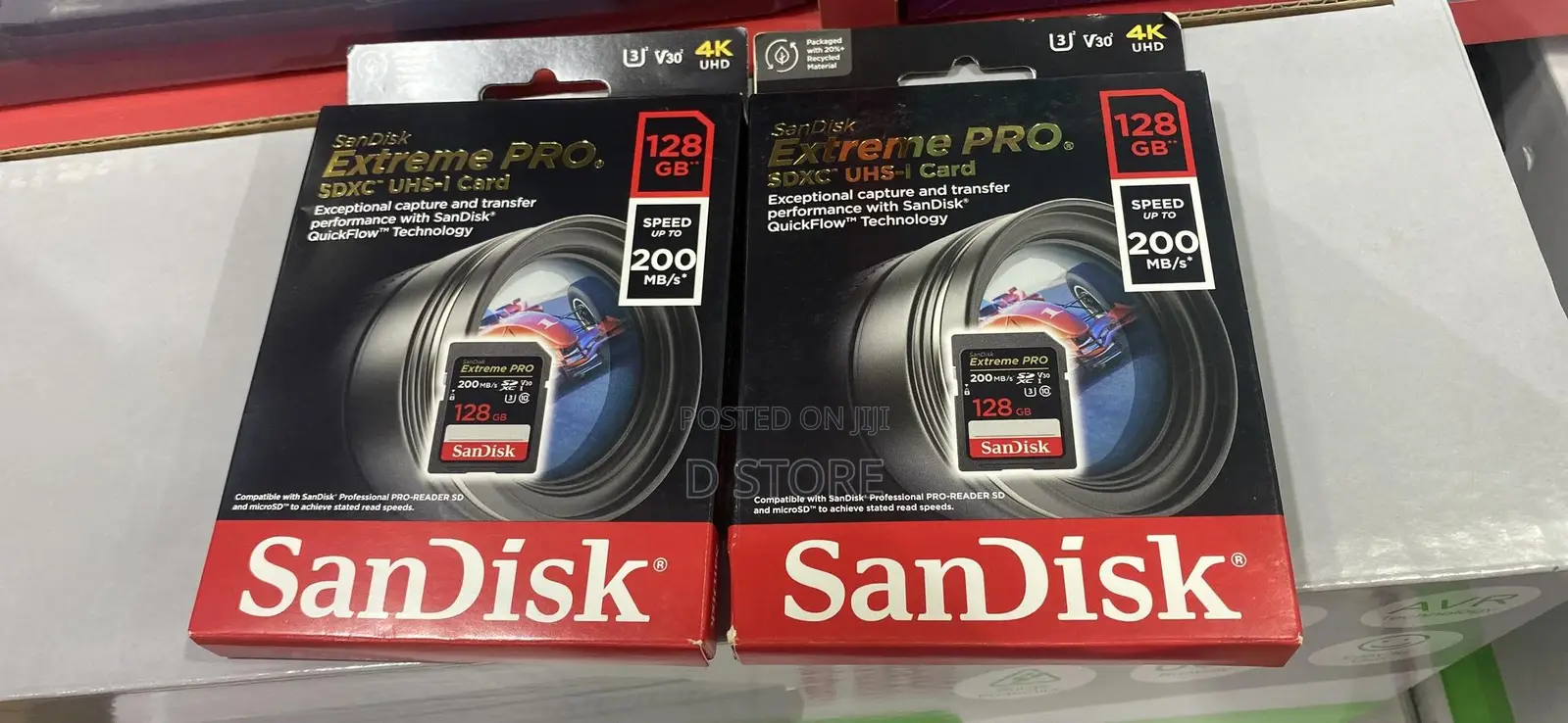 128GB Extreme Pro SAN Disk Memory Card