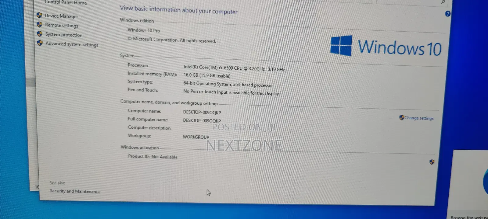 Desktop Computer Dell OptiPlex 5050 16GB Intel Core I5 HDD 500GB