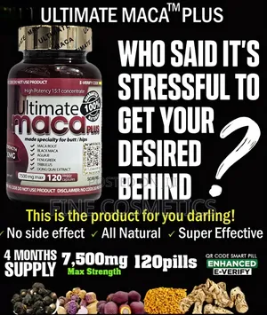 AUTHENTIC ULTIMATE MACA for Buttocks, Hip+Curvy Figure Pills