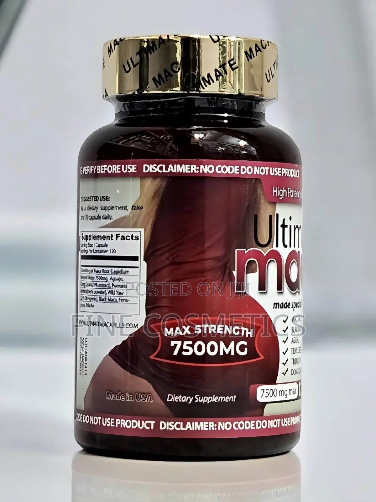 AUTHENTIC ULTIMATE MACA for Buttocks, Hip+Curvy Figure Pills