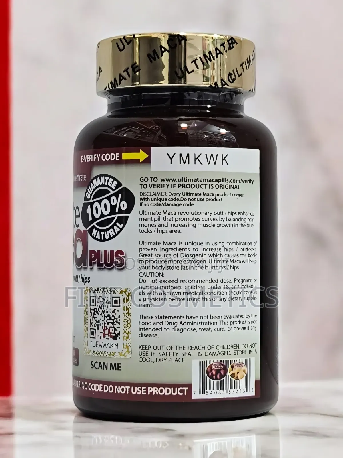AUTHENTIC ULTIMATE MACA for Buttocks, Hip+Curvy Figure Pills