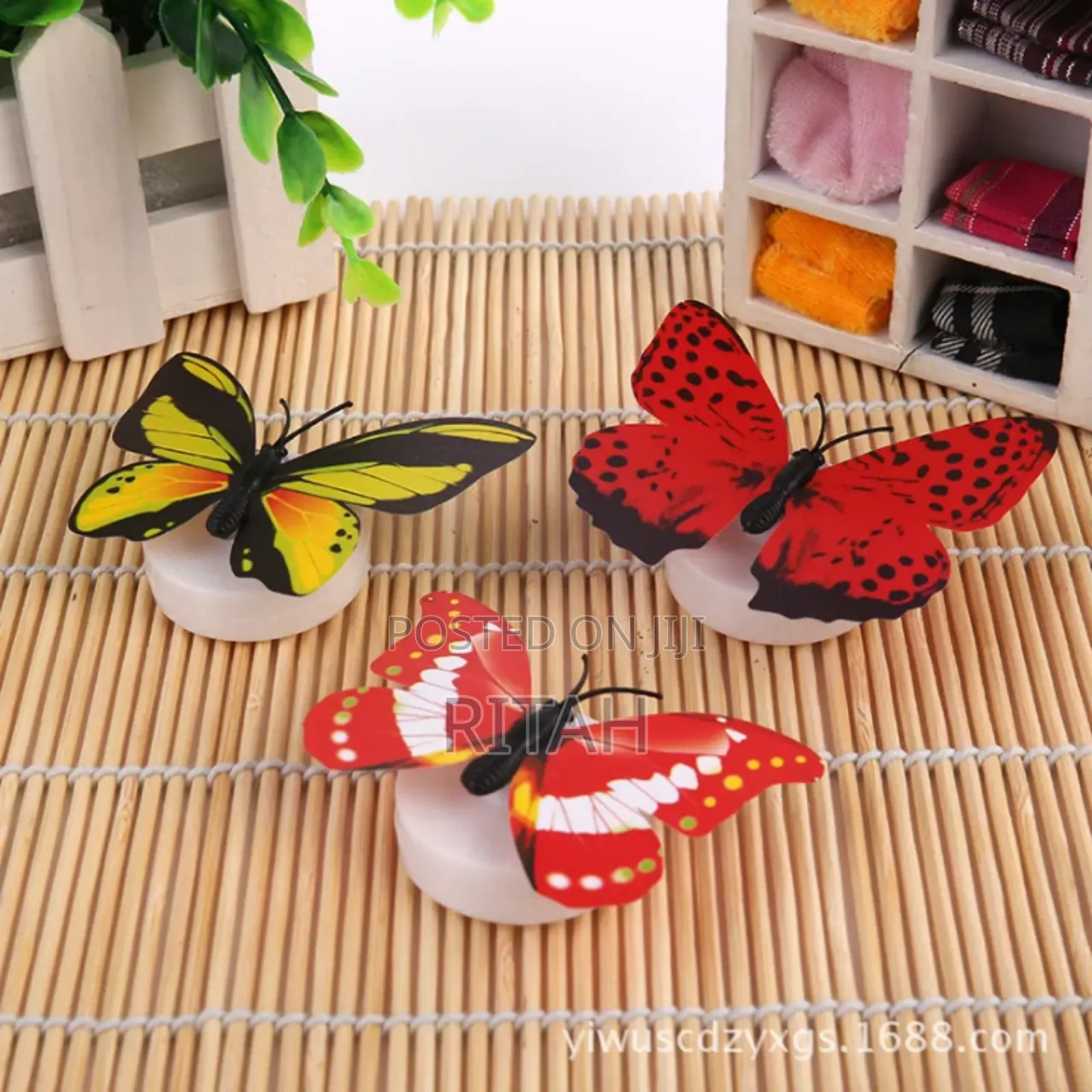 Lighting Butterfly Wall Decor Stickers