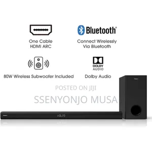 Hisense Hs218 2.1ch Soundbar With Wireless Subwoofer