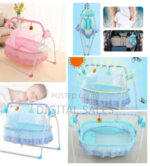 Baby Cradle Auto-Swing Bed