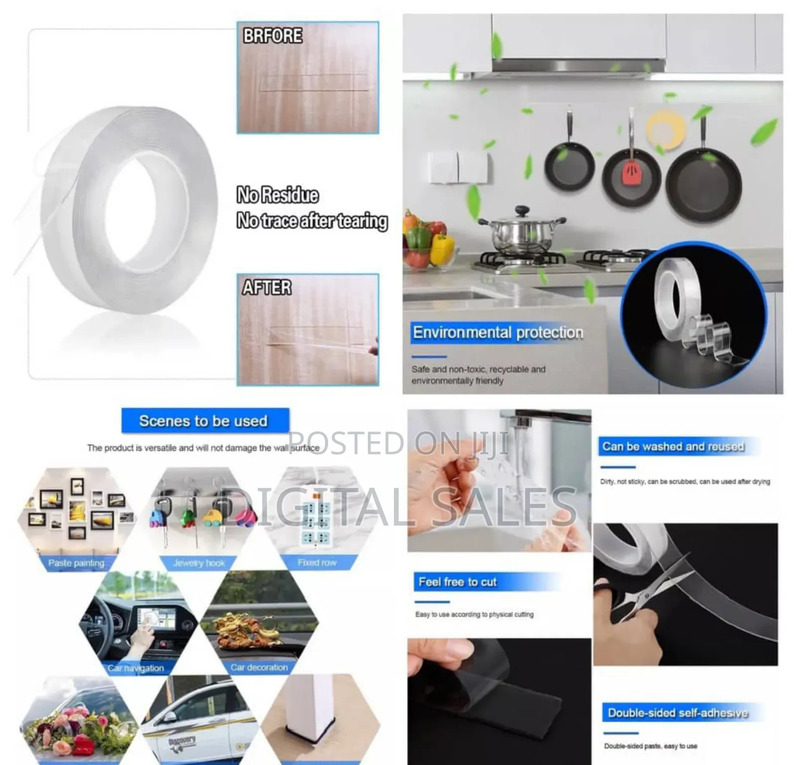 Etc.Beforedouble Face Adhesive Nano Tape