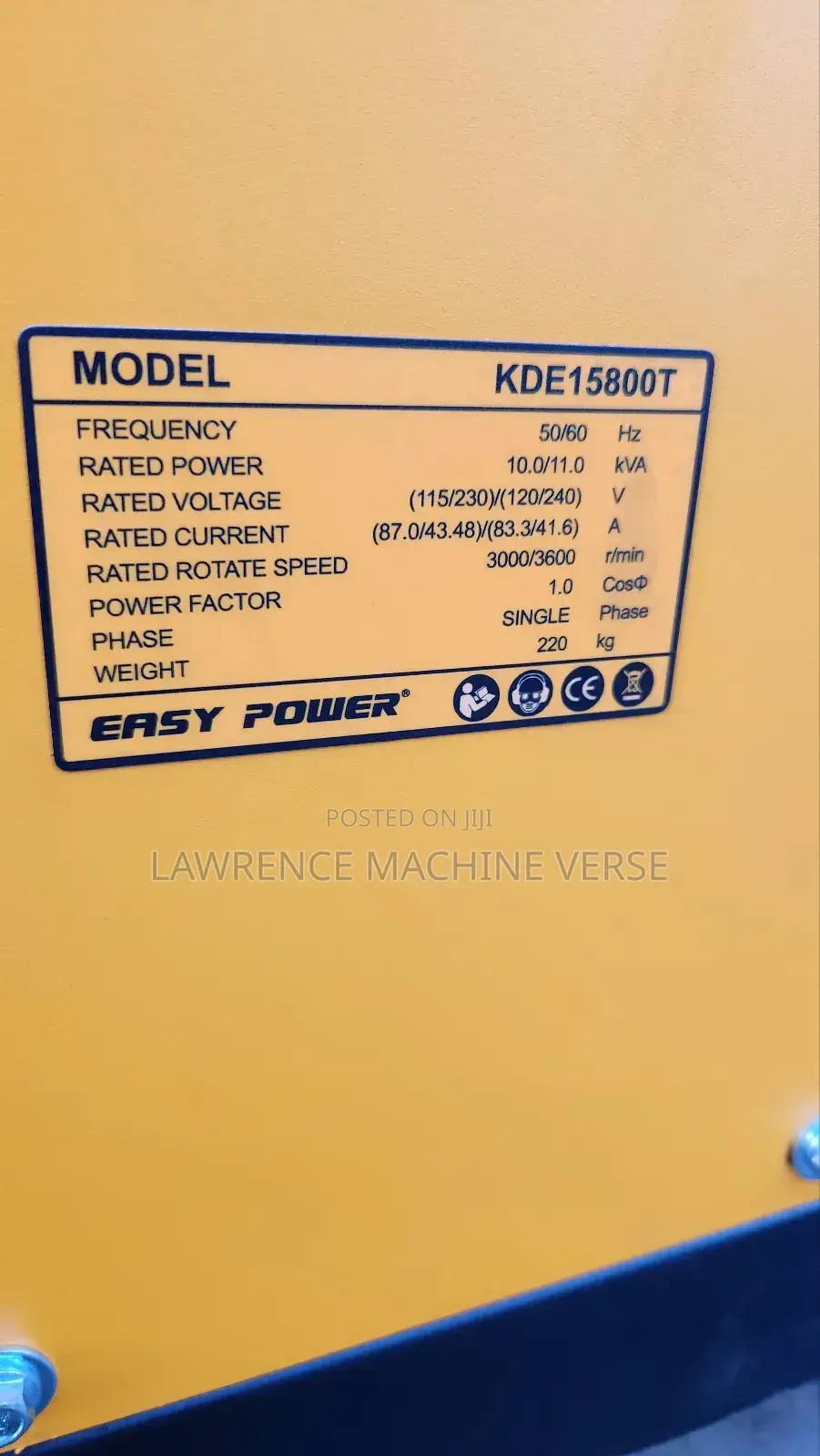 Silent Diesel Generator 11kva