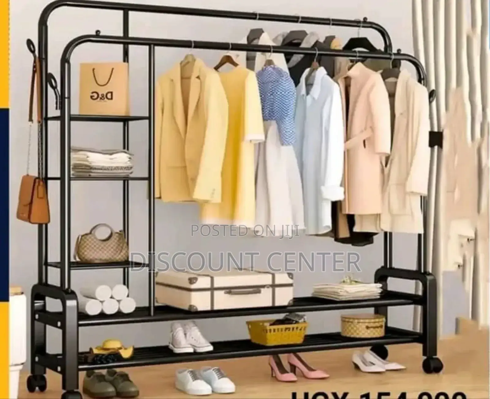 Metallic Closet Rack