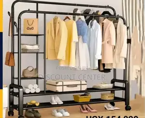 Metallic Closet Rack