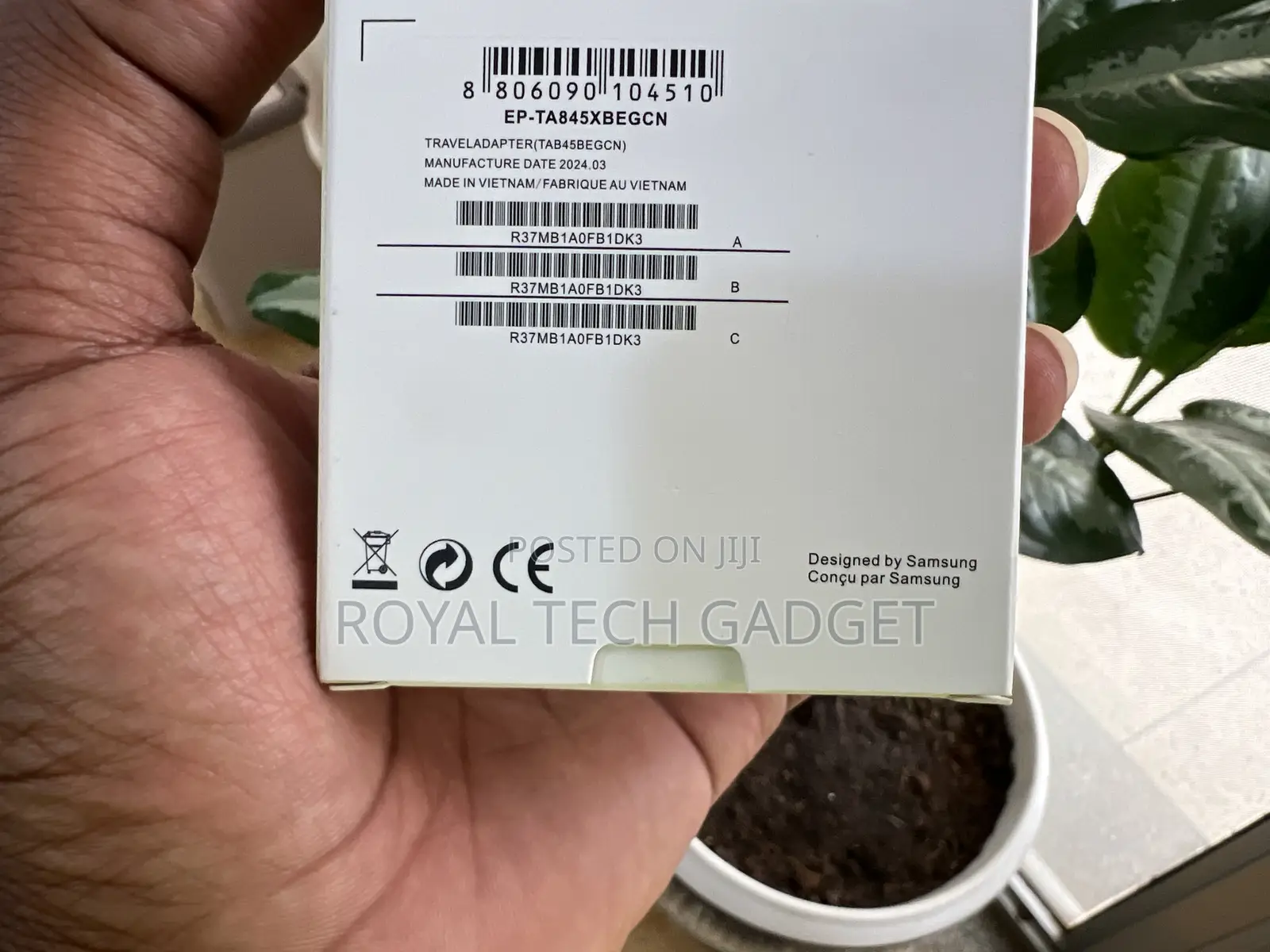 Samsung Type C to C Charging Adapter