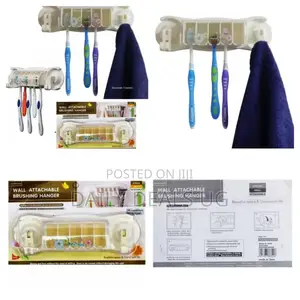 Mounted Plastic Toothbrush
