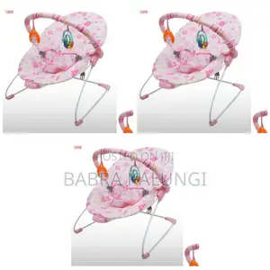 Baby Bouncing Rocker Chair With Toys-Pink