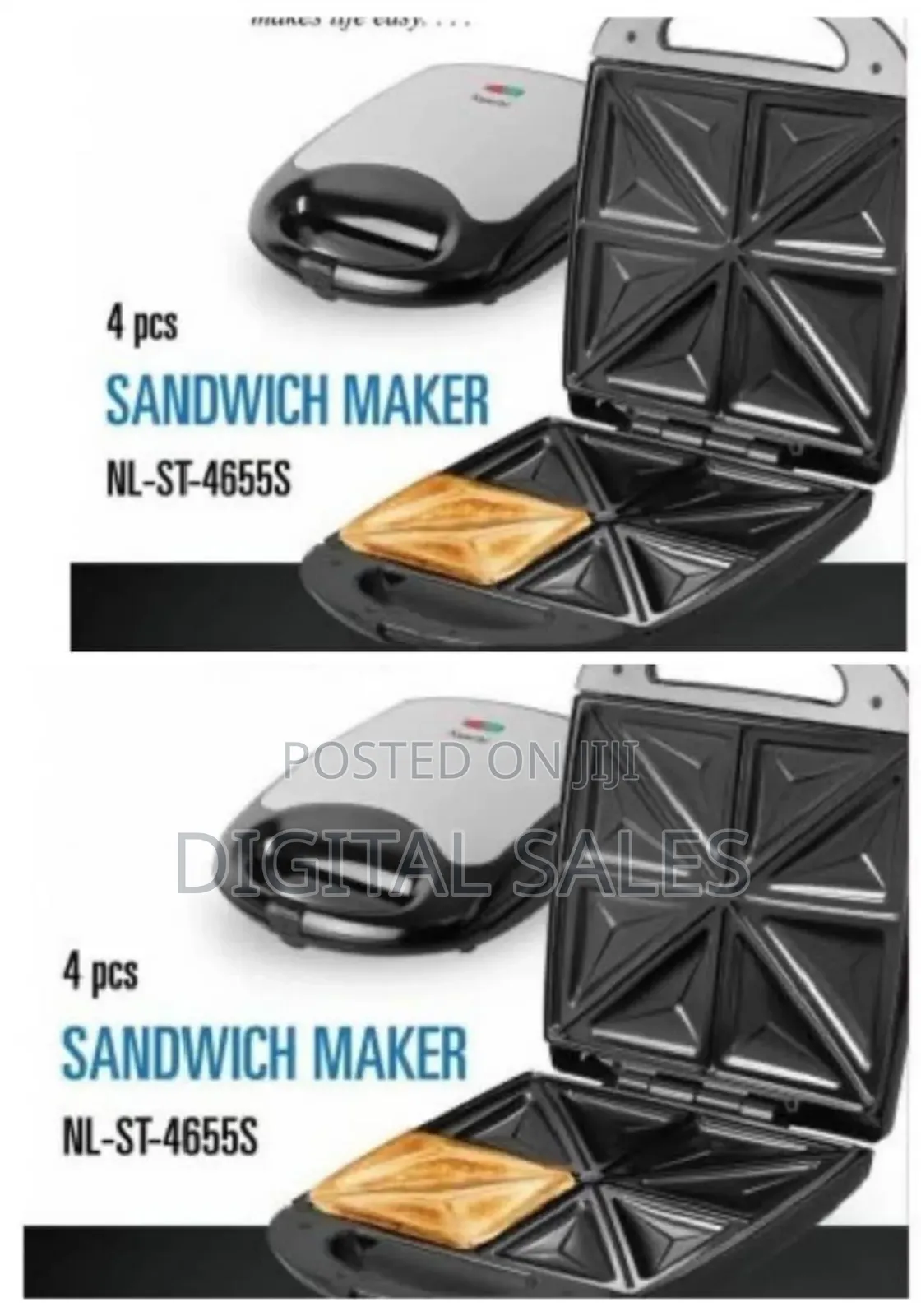 Saachi Sandwich Maker 4pcs
