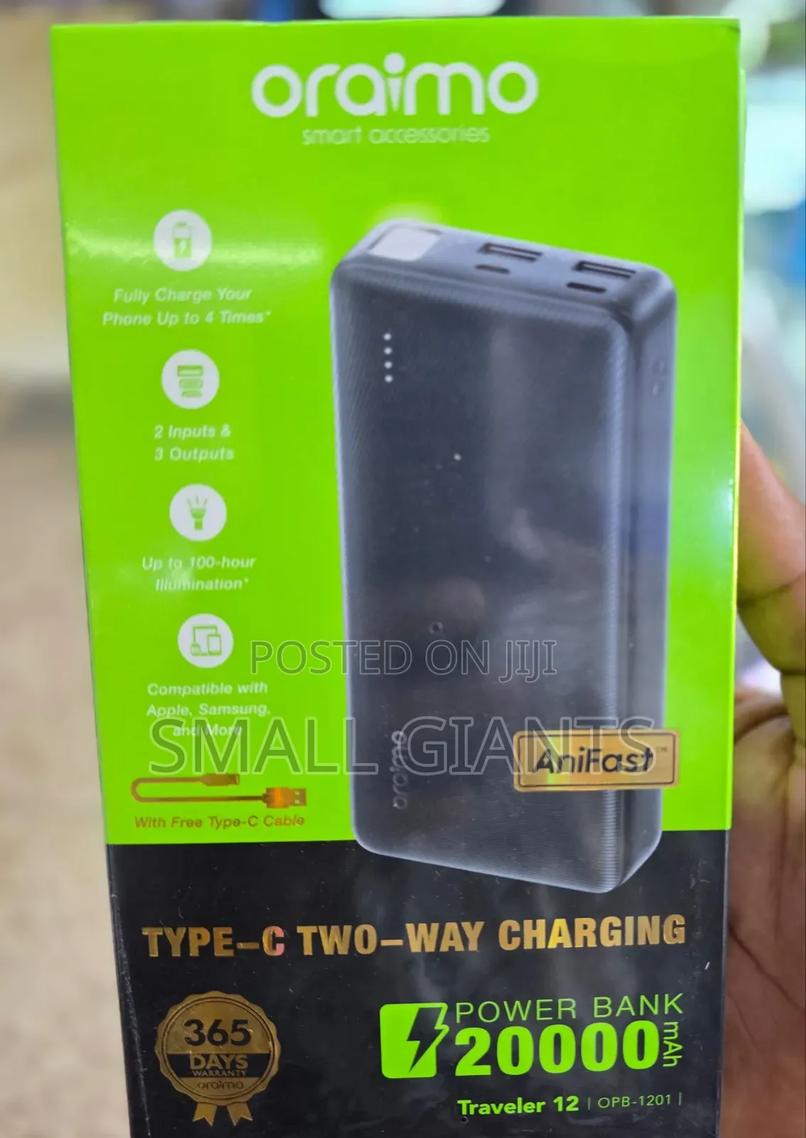 Type-C Two-Way Charging Power Bank