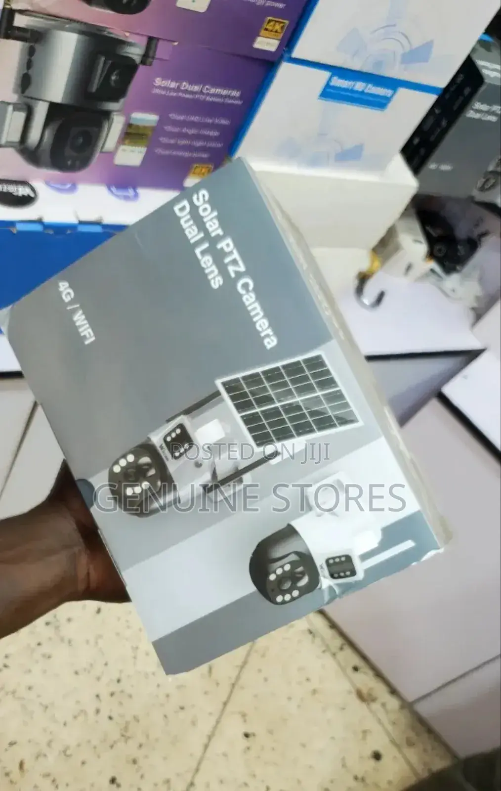 Solar PTZ Camera Dual Lens / Wifi / 4G