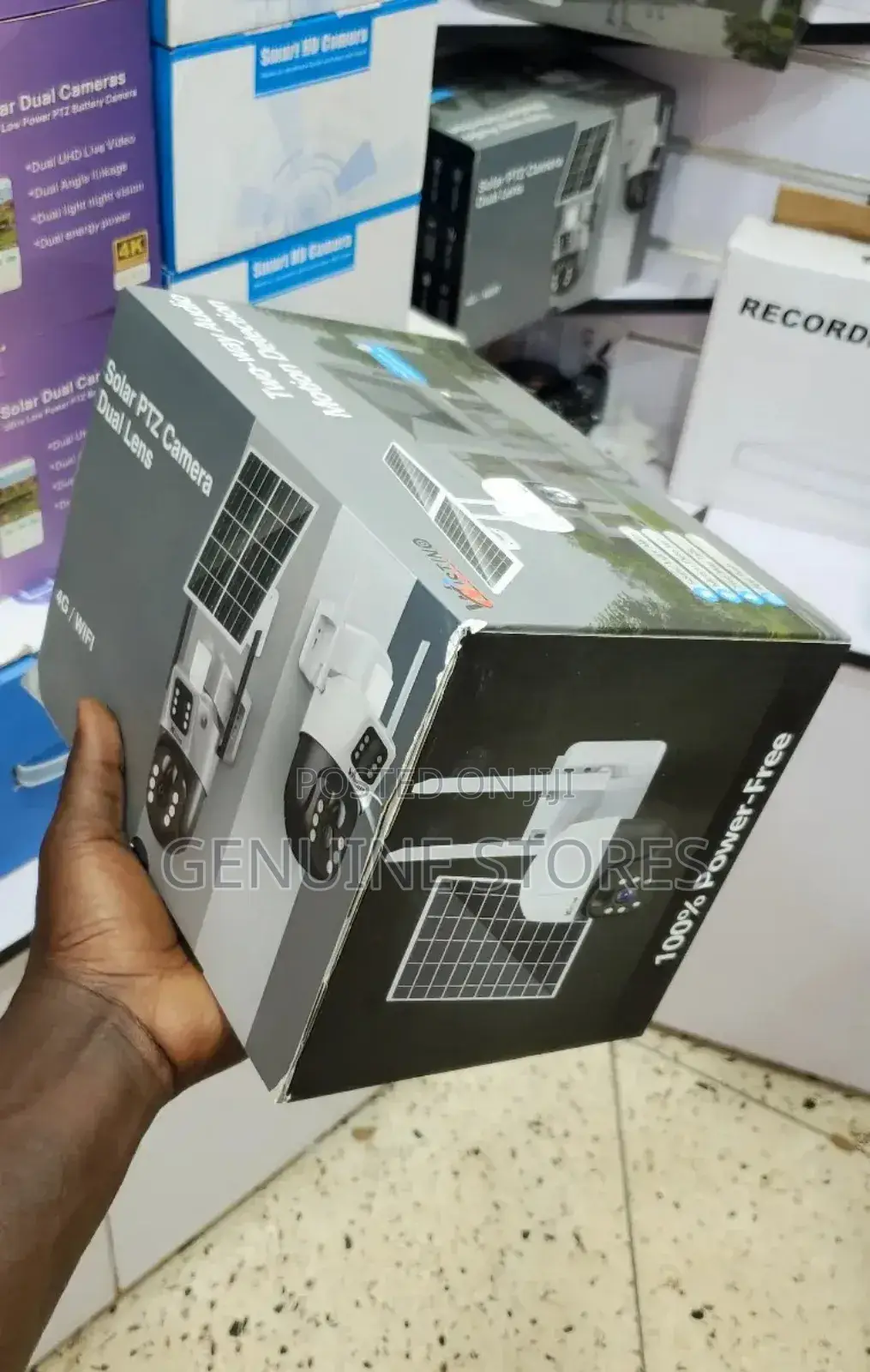Solar PTZ Camera Dual Lens / Wifi / 4G