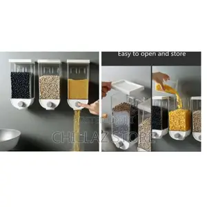 3pcs Kitchen Wall Mounted Food Dispenser.