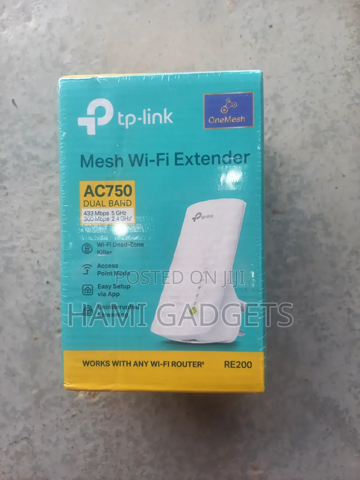 Tp-Link Mesh Wifi Extender Ac750 Dual-Banre200