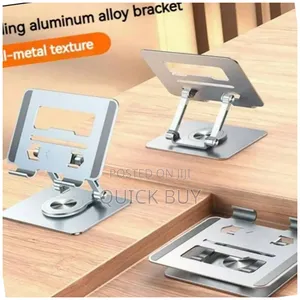 Foldable Rotating Aluminium Tablet Stand (NEW)