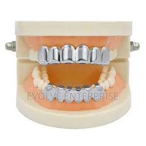 Gold Silver Plated Hip Hop Teeth Grillz