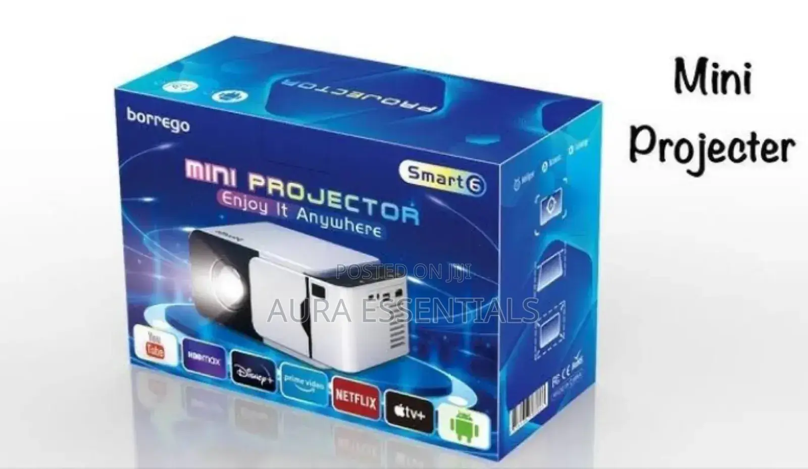 Borrego Smart 6 Mini Projector