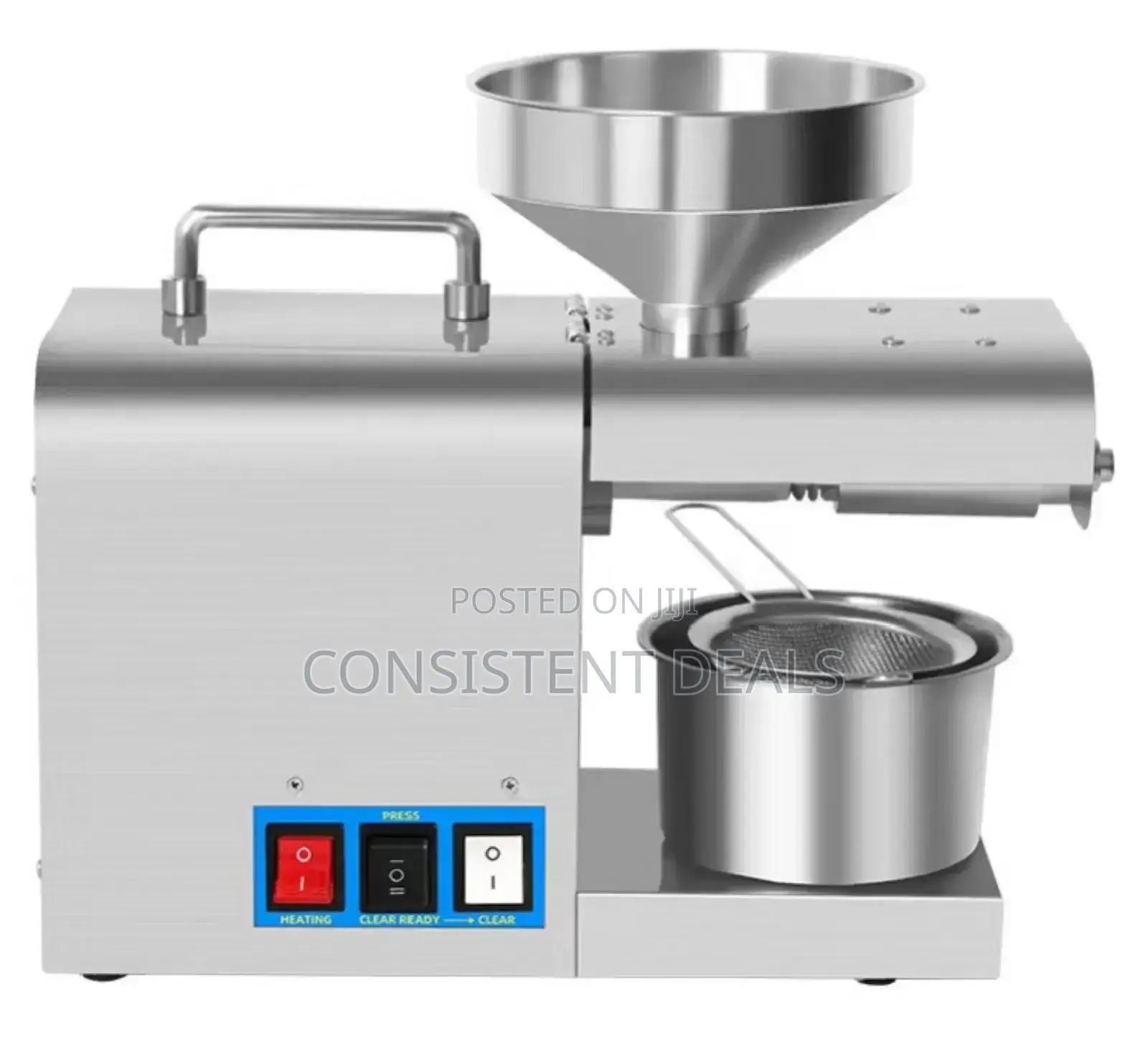Oil Press Machine 750w Cold/ Hot Press Oil Extractor