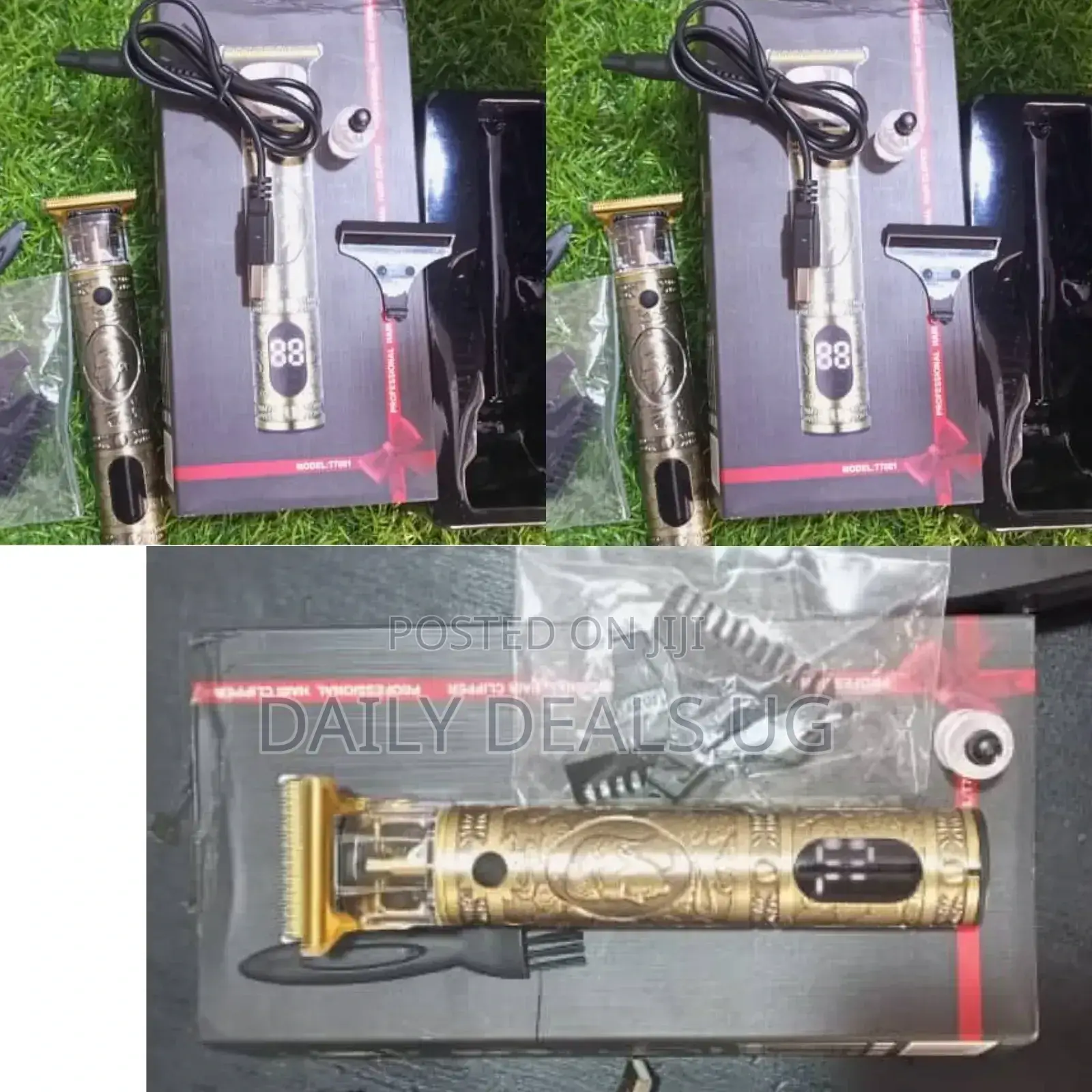 Gold Rechargeable Hair Clipper