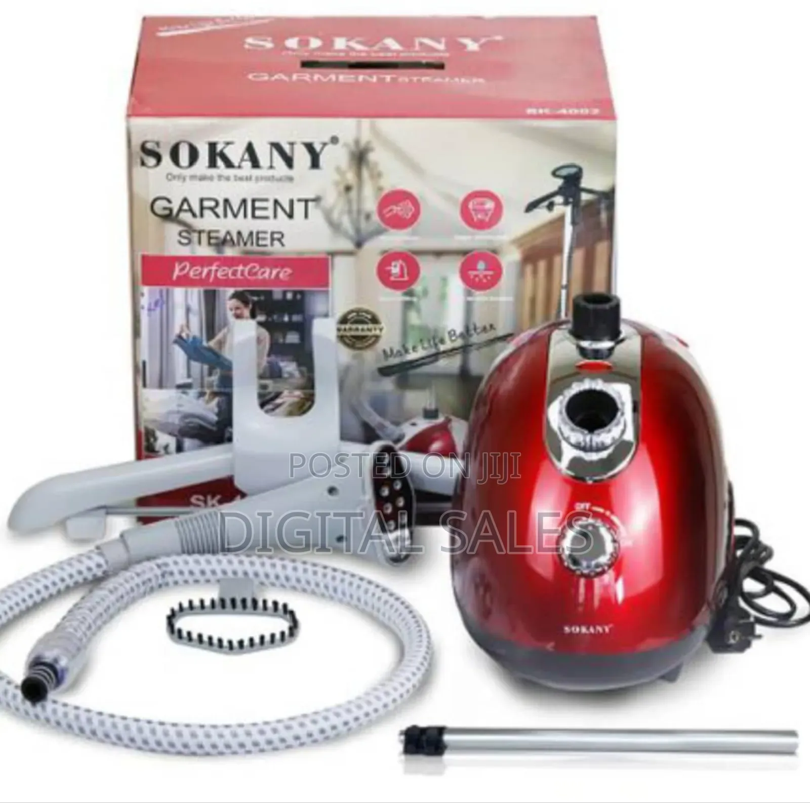 Garment Steamer With Roll Wheels
