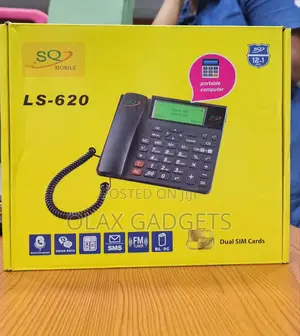 Sq Mobile Landline Dual Sim With Calculator Ls-620 Desktop