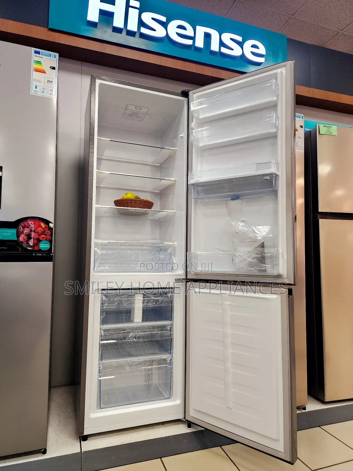 Defrost 341ltrs Hisense Double Door Refrigerator