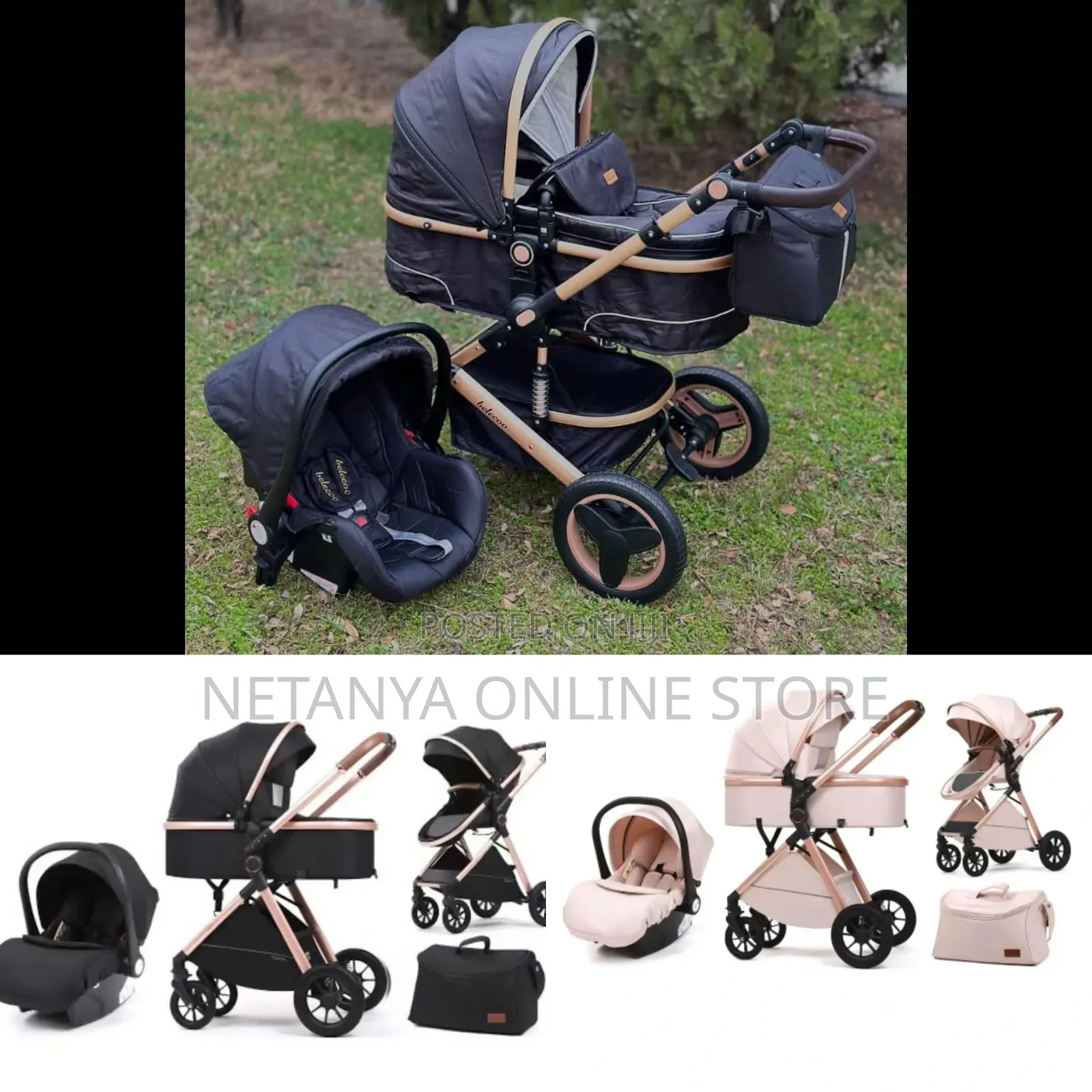 5in1 Baby Travel Stroller Set