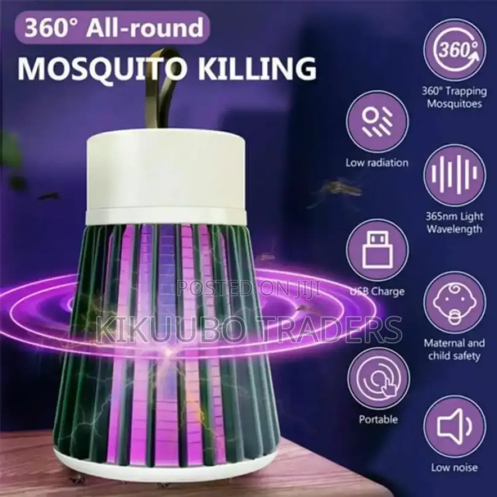 Portable Table Top Rechargeable Mosquito Killer Lamp