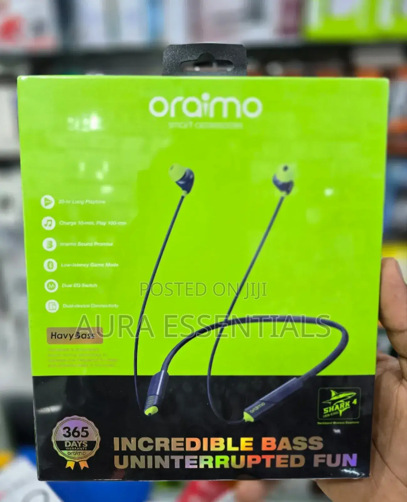 Oraimo Incredible Bass Uninterrupted Fun