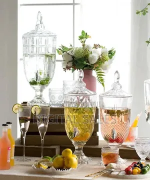 Glass Jar Juice Dispenser