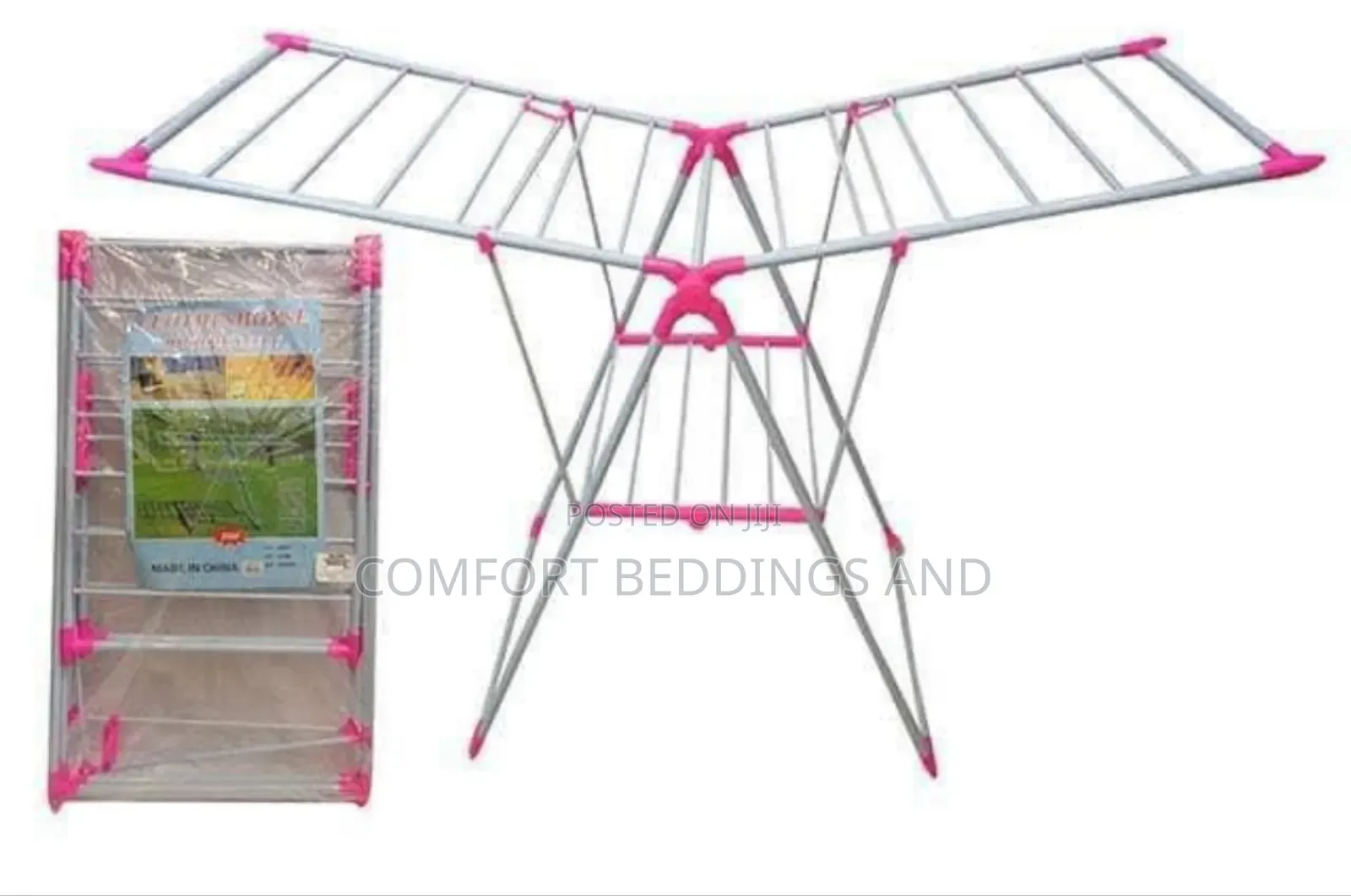 Clothes Drying Rack Pink and Blue