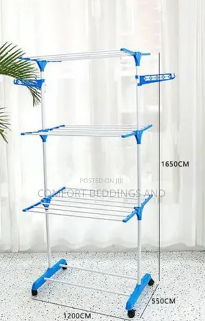 Clothes Drying Rack With Hanging Space