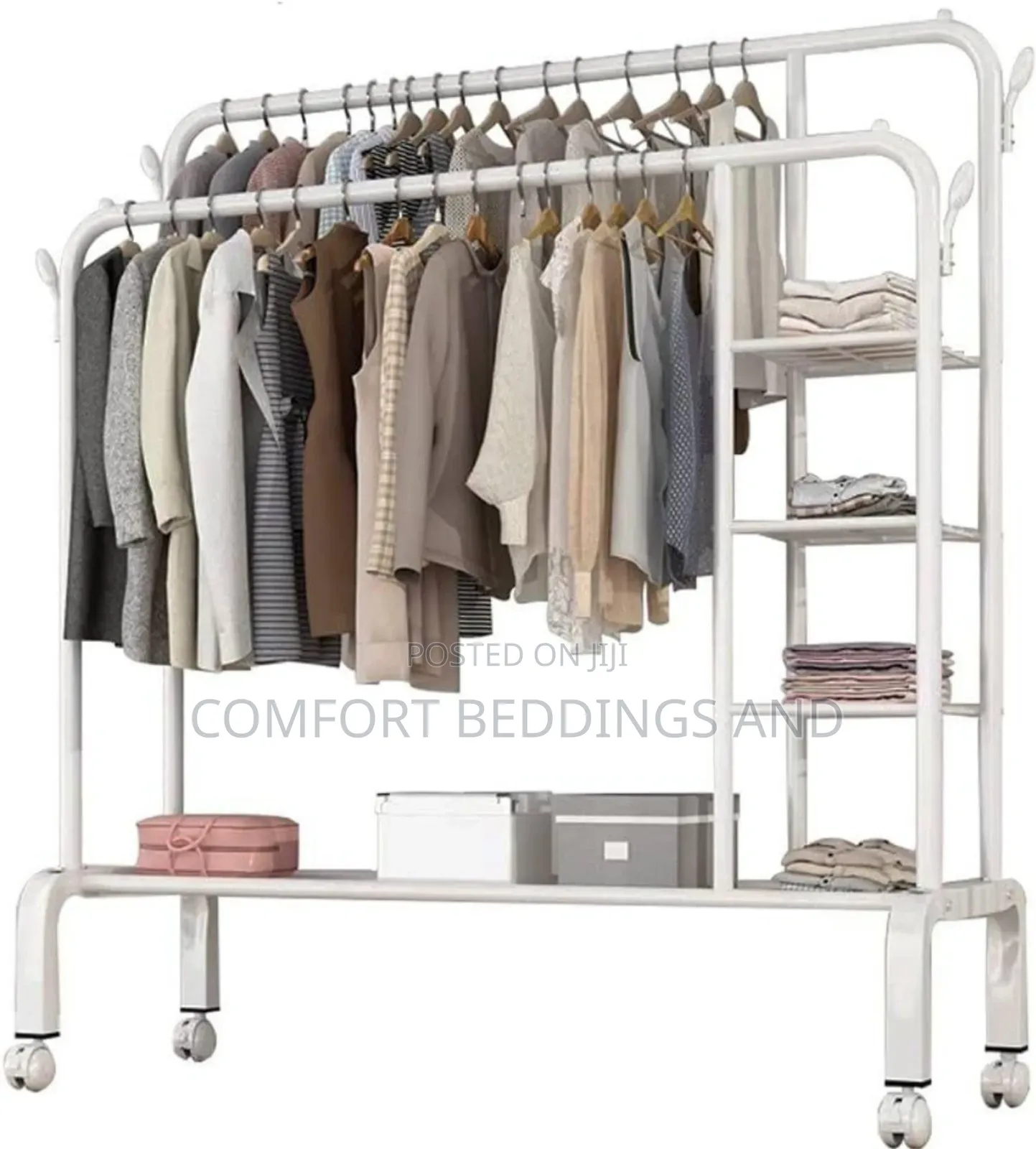 Clothes Storage Rack White