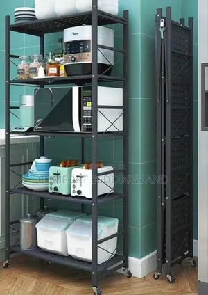 Heavy Duty Kitchen Rack Black