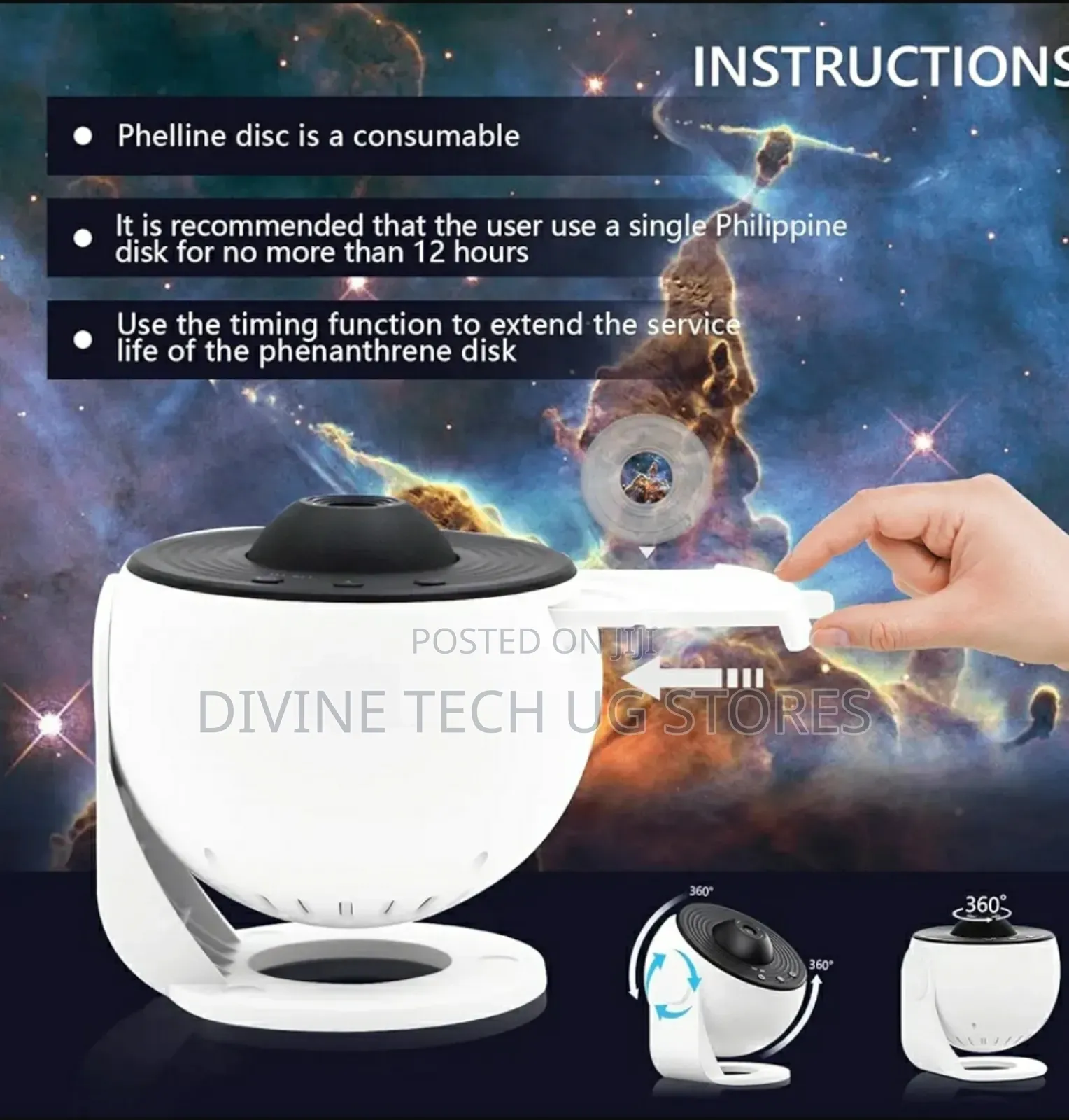 Galaxy Projector Star Light,13 Discs Starry Sky Night Light