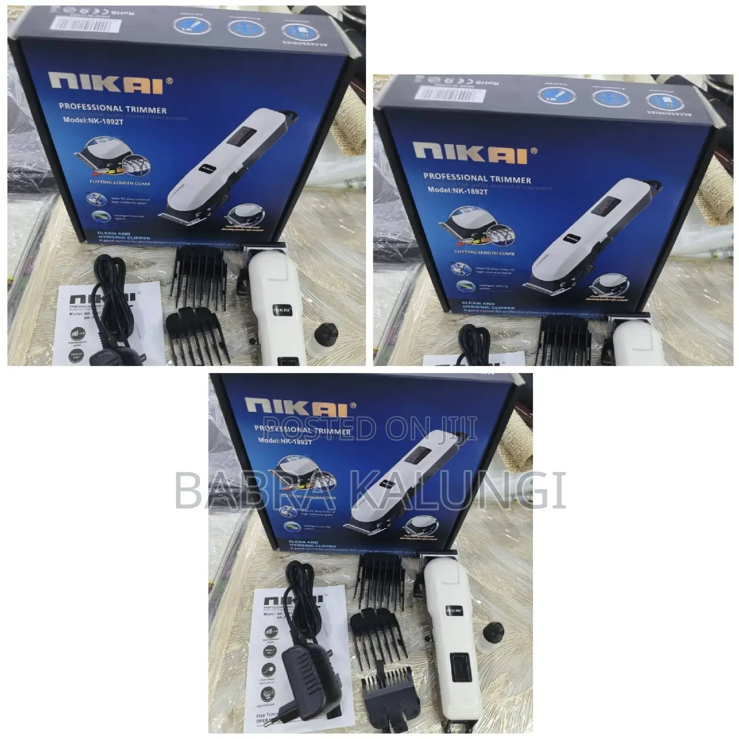 NIKAI Professional Rechargeable Electric Clipper