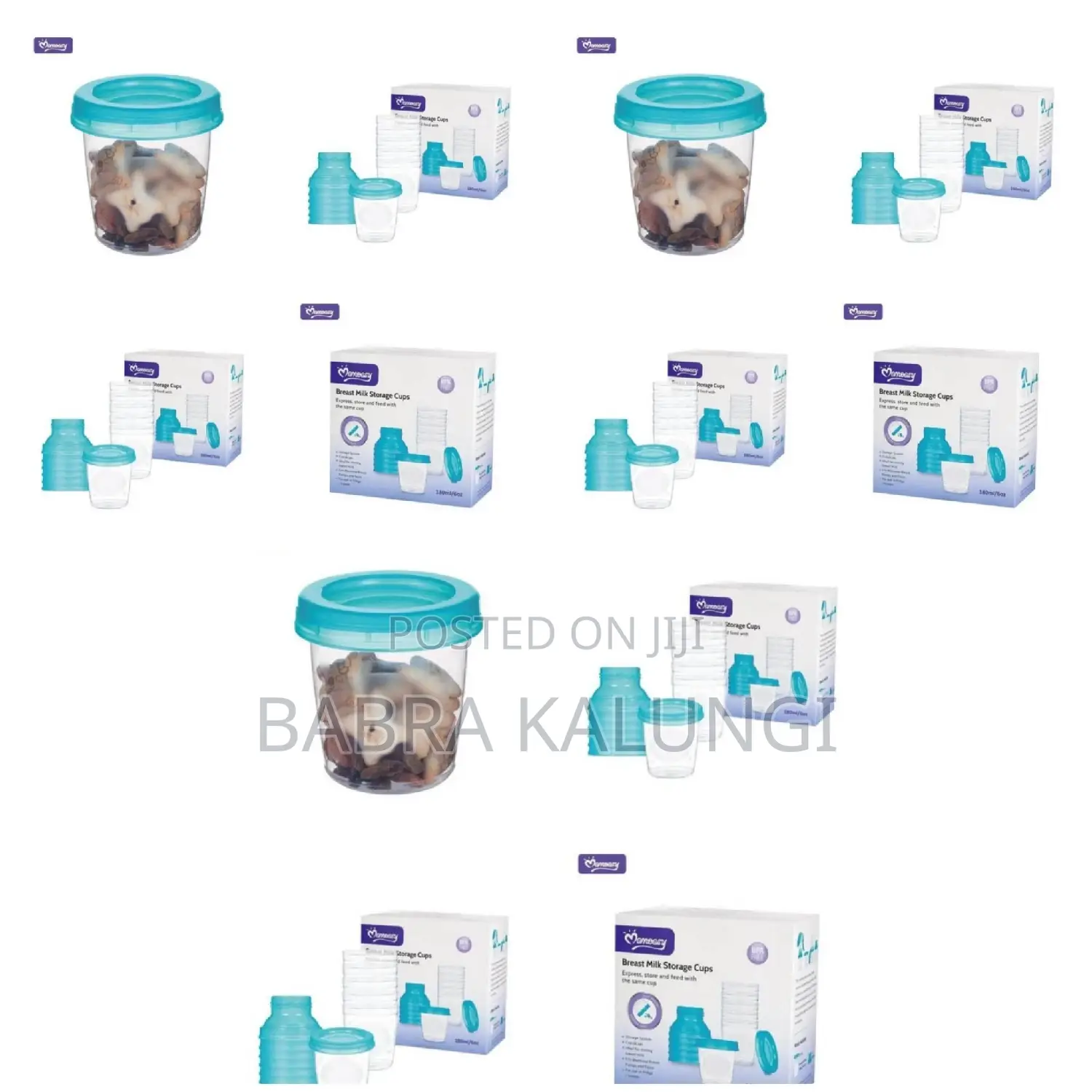 5pcs Set Breast Milk Storage Containers