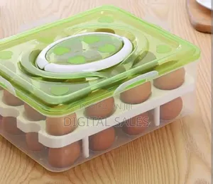 Double Layer 32 Grid Egg Storage Box