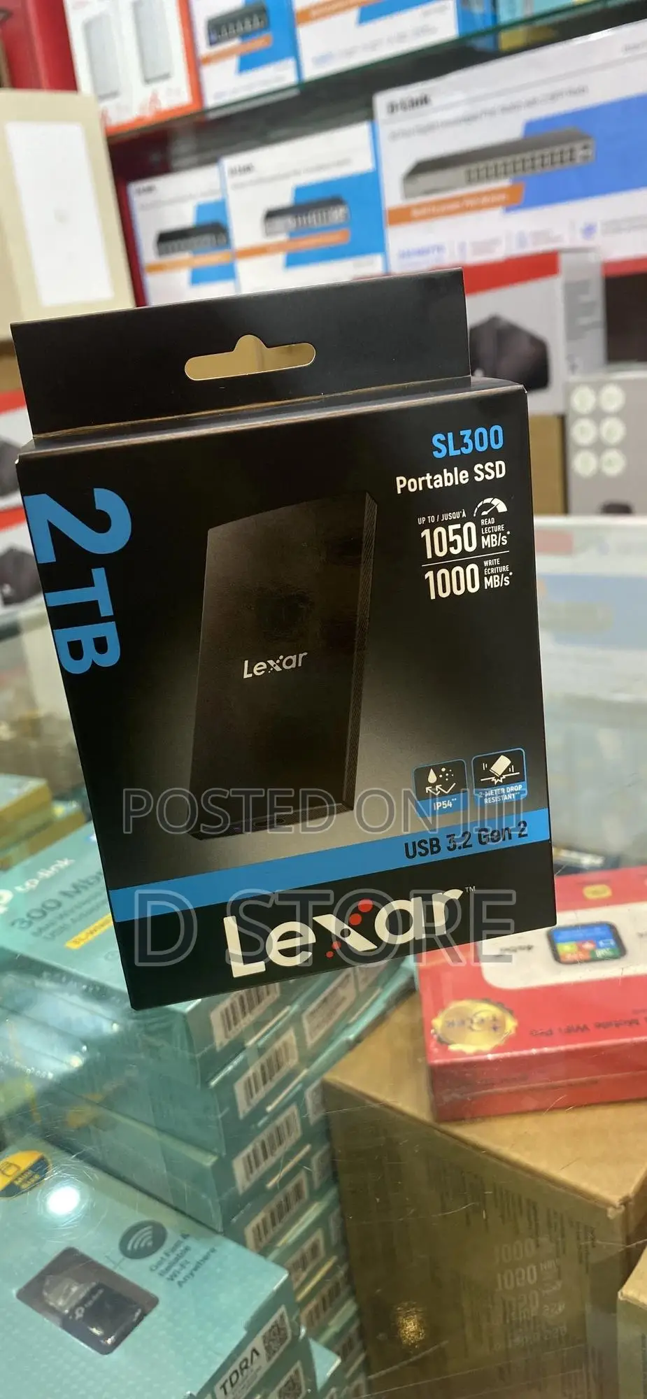 2tb Portable External SSD Lexar