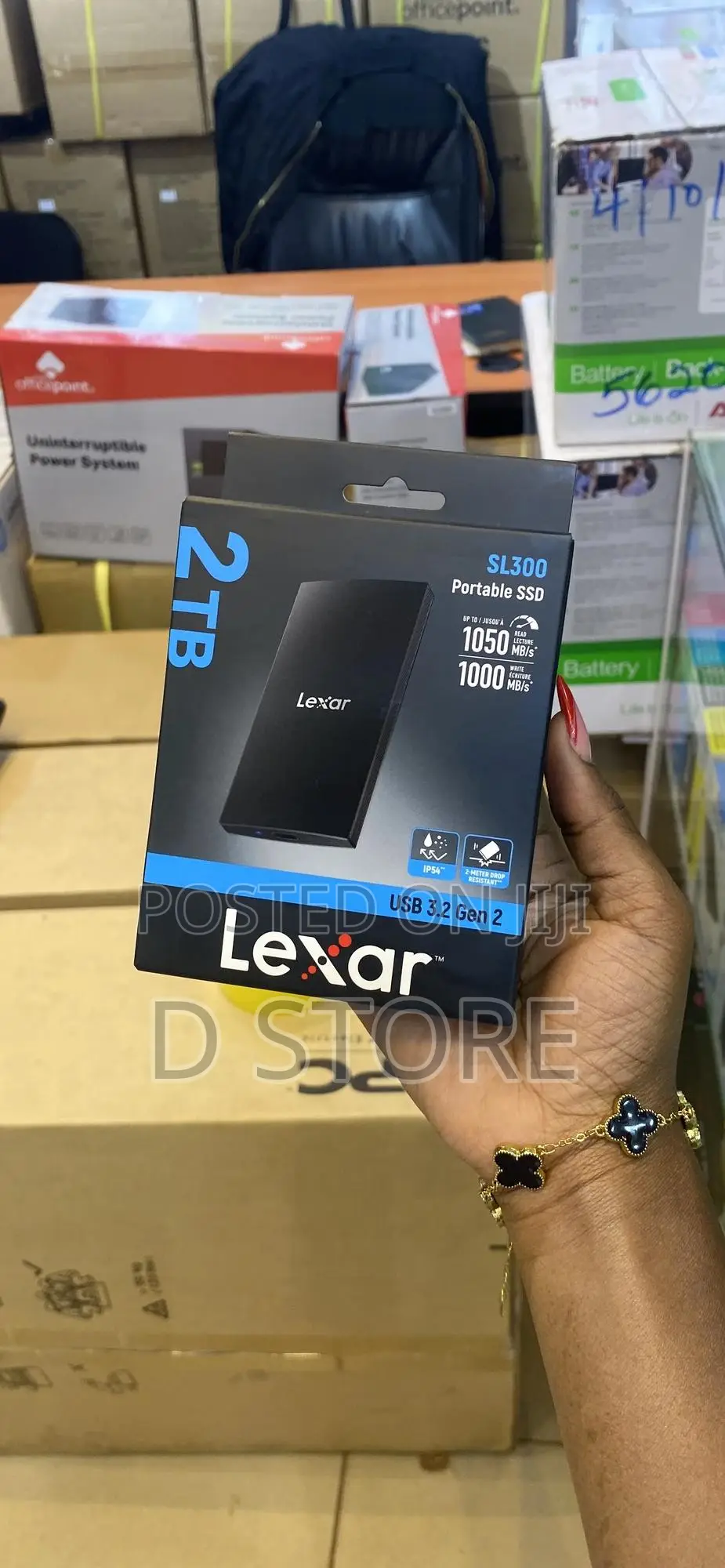 2tb Portable External SSD Lexar