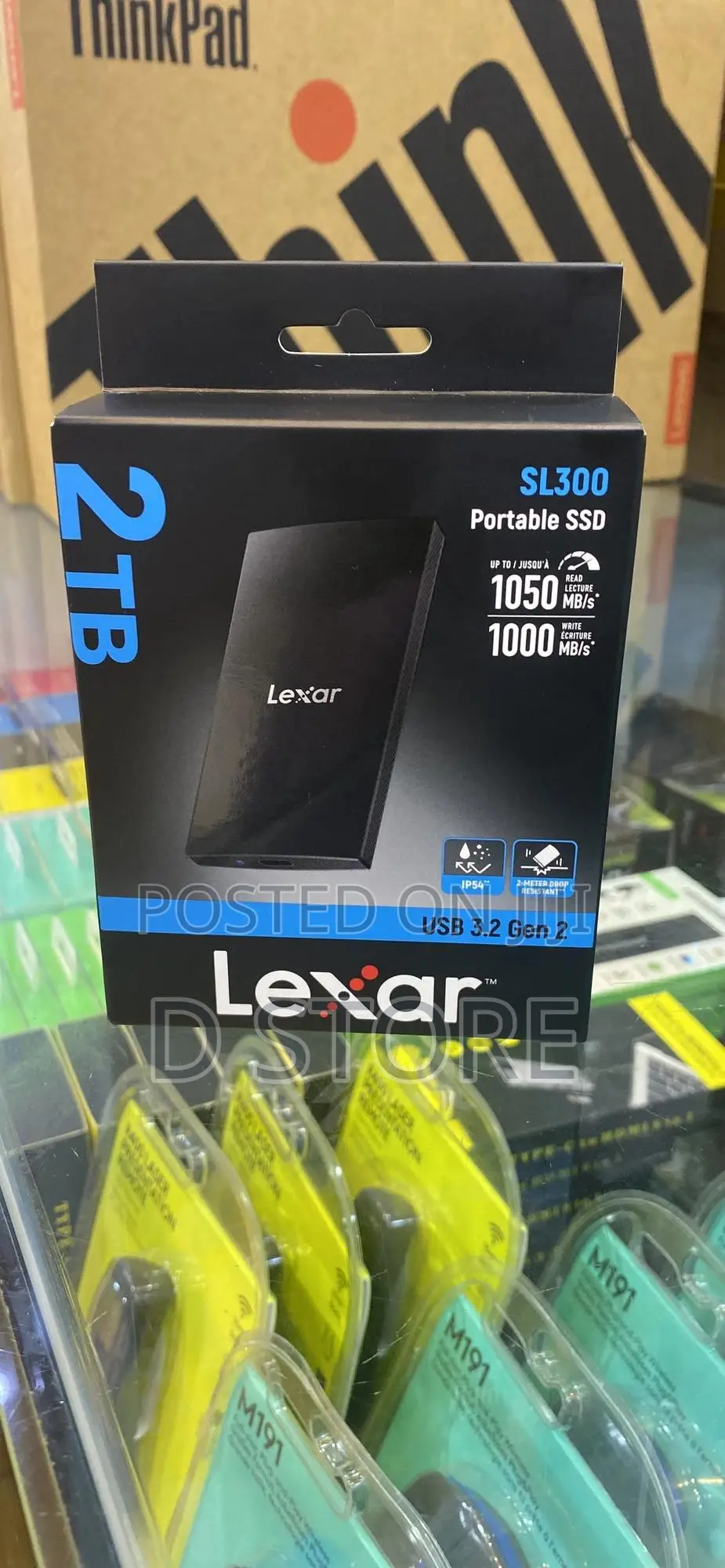 2tb Portable External SSD Lexar