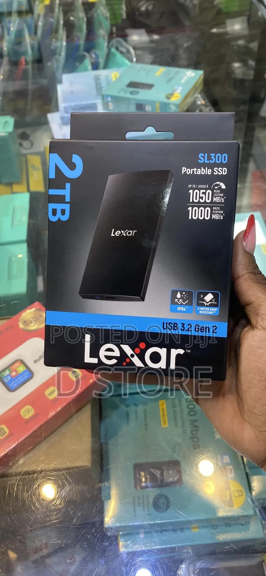 2tb Portable External SSD Lexar