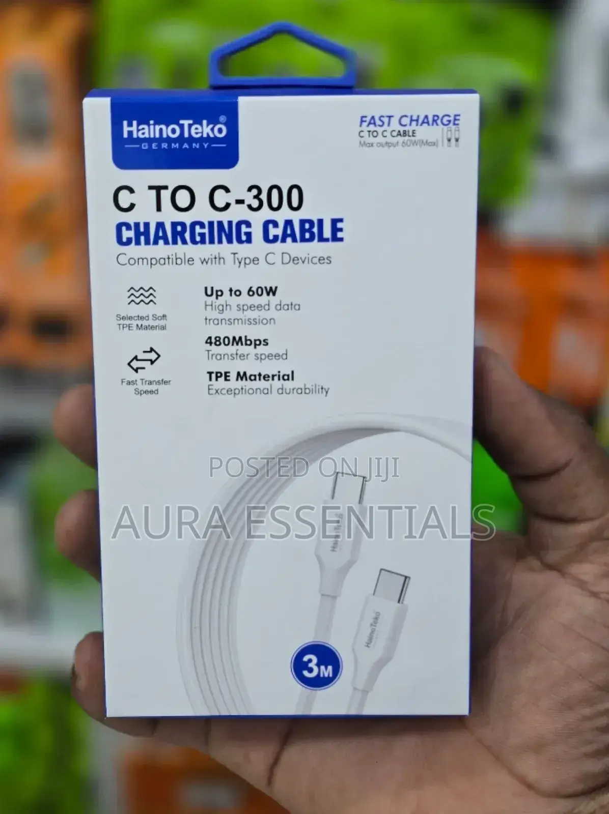 Haino Teko C to C - 300 Charging Cable 3m
