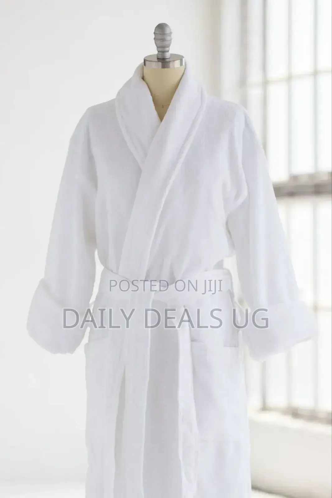Cotton Bathrobe White