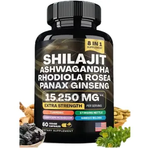 Shilajit Capsules With Ashwagandha and Ginseng