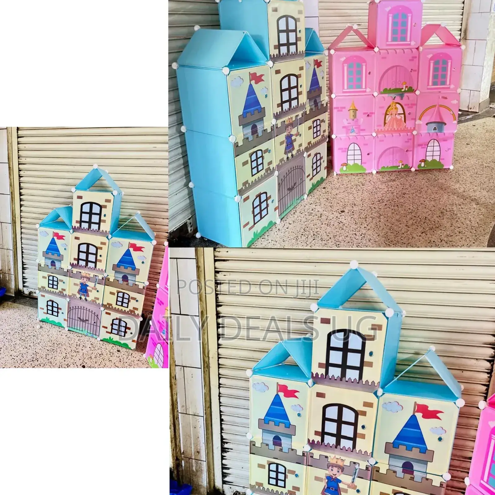 Foldable Kids Plastic Wardrobe