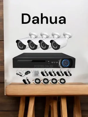 4 Channel Dahua Night Vision CCTV Camera Full Kit